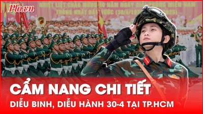 Lộ trình, địa điểm xem diễu binh, diễu hành dịp 30-4 ở TP.HCM