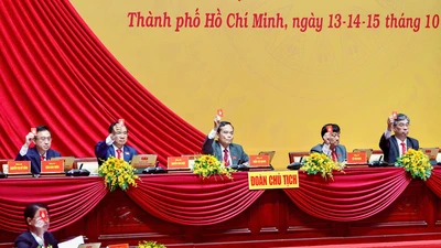 Toàn cảnh phiên trù bị Đại hội đại biểu Đảng bộ TP.HCM lần thứ I