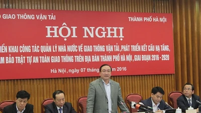 Ông Hoàng Trung Hải: Hạ tầng giao thông Hà Nội ở mức báo động