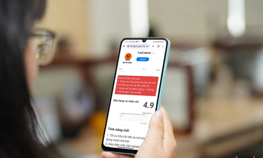 cảnh giác cuộc gọi mời cài đặt ứng dụng thuế giả mạo