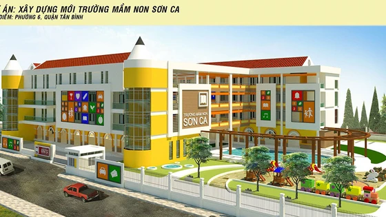 Xây 3 trường học đạt chuẩn quốc gia ở phường 6, Tân Bình