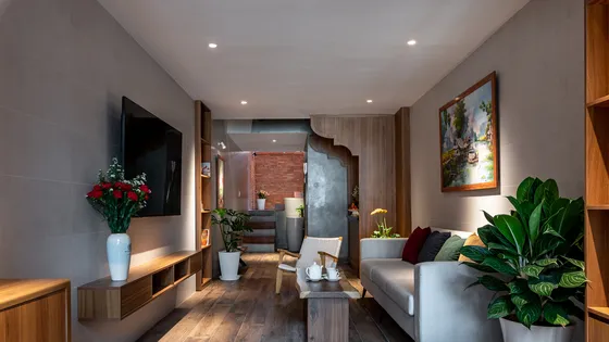 Ngôi nhà có diện tích nhỏ nhưng thiết kế đẹp, hiện đại