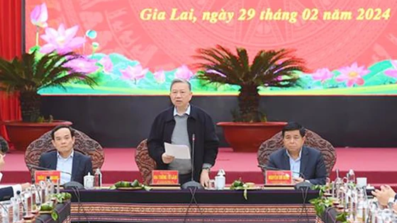 Bộ trưởng Công an Tô Lâm nói về '5 quyết liệt' trong phát triển Tây Nguyên