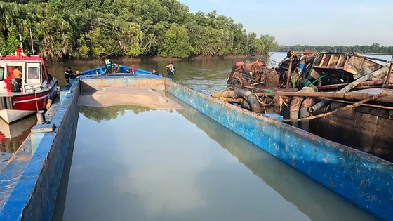 Năm 2023, TP.HCM bắt và xử lý 45 trường hợp khai thác cát trái phép