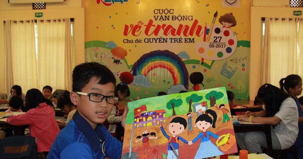 100 Trẻ Em Cùng Vẽ Tranh Để Hiểu Về Quyền Của Mình