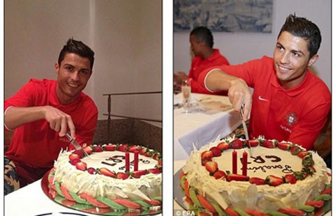 Giải đen Ronaldo tổ chức sinh nhật hoành tráng