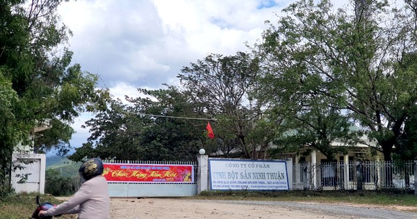 Nam công nhân tử vong trong Công ty tinh bột sắn Ninh Thuận