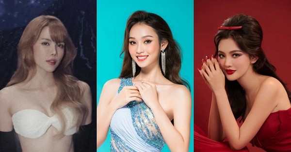 Thieu Bao Tram shows off her ‘ant’ waist;  The beautiful contestants of Miss Earth Vietnam 2023