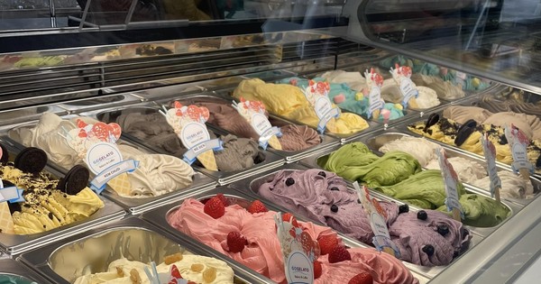 Unique Italian ice cream made from Vietnamese agricultural products