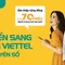 Viettel phục vụ khách hàng chuyển mạng giữ số ngay tại nhà