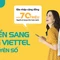 Viettel hỗ trợ chuyển mạng giữ số ngay tại nhà