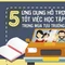 5 ứng dụng hỗ trợ tốt việc học tập trong mùa tựu trường
