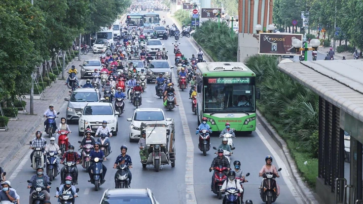 Hà Nội dự định thay tuyến buýt nhanh BRT bằng đường sắt đô thị