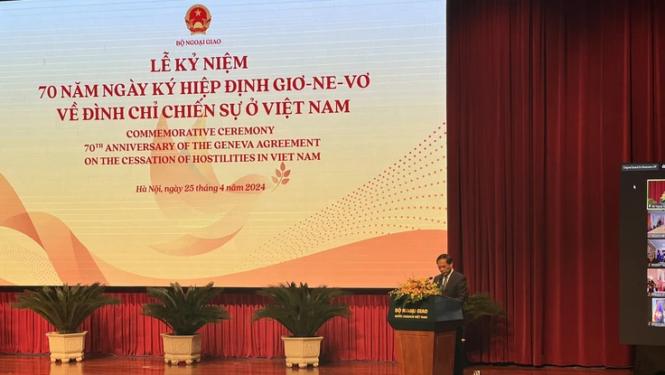Bộ trưởng Ngoại giao Bùi Thanh Sơn: Hiệp định Geneve là thắng lợi mang ý nghĩa thời đại