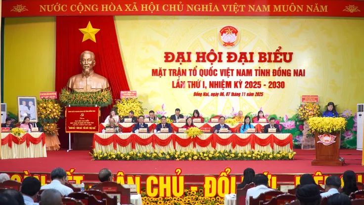 346 đại biểu dự Đại hội đại biểu MTTQ Việt Nam tỉnh Đồng Nai lần thứ I