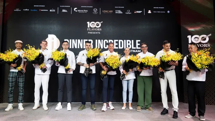 Bữa tiệc 10 triệu đồng do 13 siêu đầu bếp Michelin thực hiện có gì?