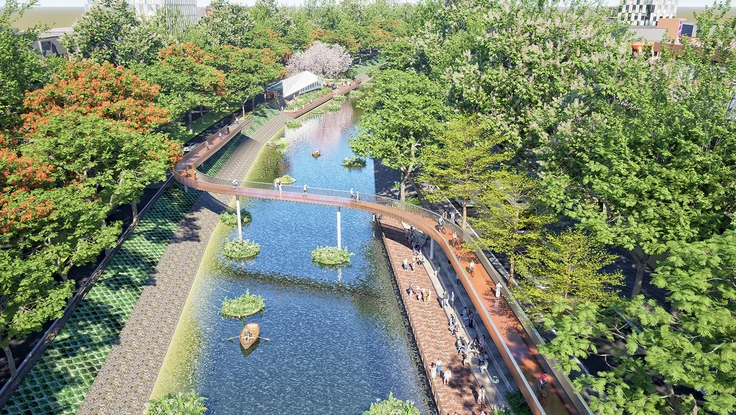 Hà Nội công bố quy hoạch chi tiết hai bên sông Tô Lịch