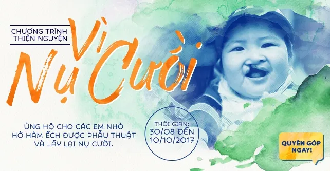 Phát động chương trình thiện nguyện 'Vì nụ cười'