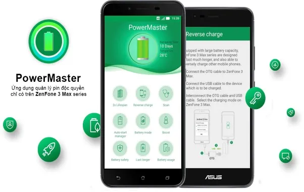 Ứng dụng kéo dài tuổi thọ pin cho ZenFone 3 Max