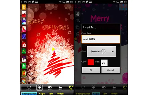 Ứng dụng dành cho mùa Giáng sinh