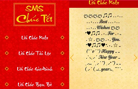 Ứng dụng chúc tết độc đáo cho smartphone