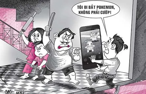 Dễ vào tù vì mê bắt Pokémon