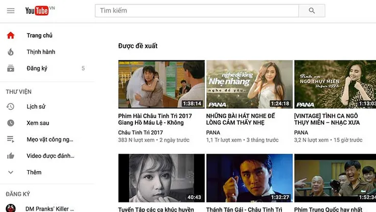Trải nghiệm nhanh giao diện mới của YouTube