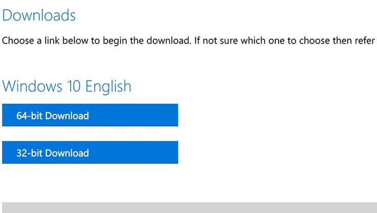 Tải Windows 10 trực tiếp từ Microsoft