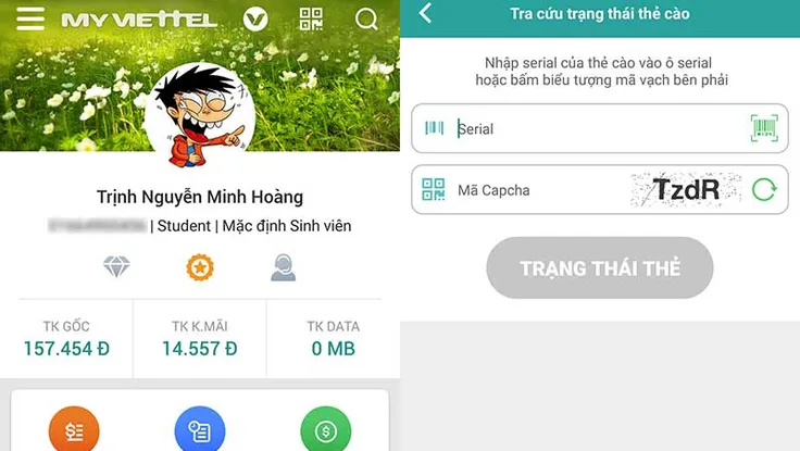 Mẹo kiểm tra tình trạng thẻ cào điện thoại