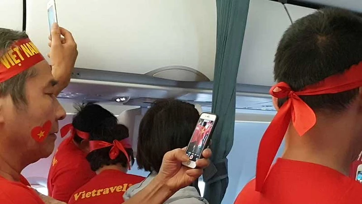 Quốc ca Việt Nam át cả tiếng động cơ máy bay tại SEA Games 30