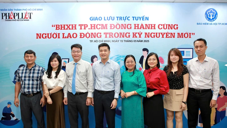 Giao lưu trực tuyến: BHXH TP.HCM đồng hành cùng người lao động trong kỷ nguyên mới