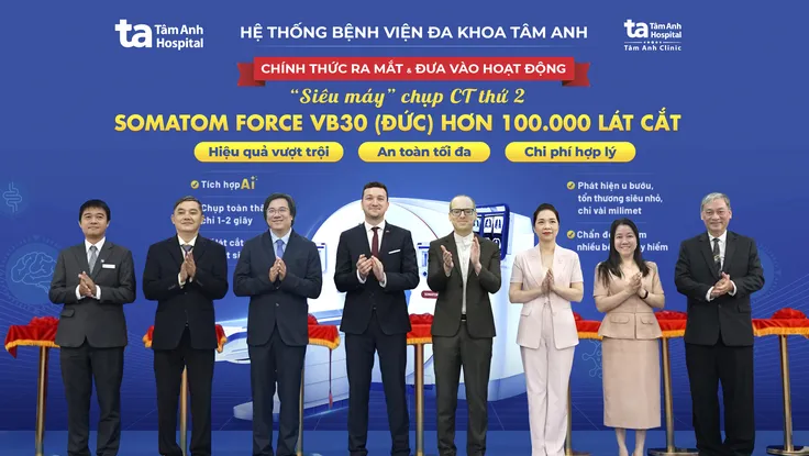 Bệnh viện Tâm Anh vận hành siêu máy chụp CT chào đón siêu đô thị TP.HCM