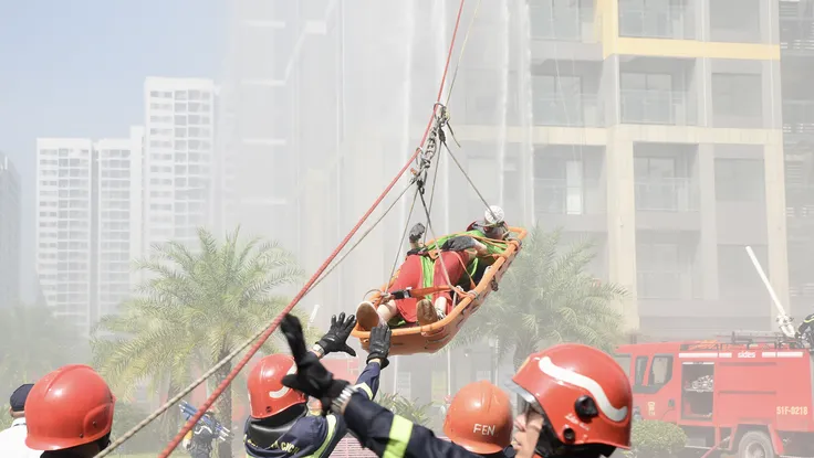 Hơn 3.000 người tham gia diễn tập chữa cháy, cứu nạn cứu hộ tại TP.HCM