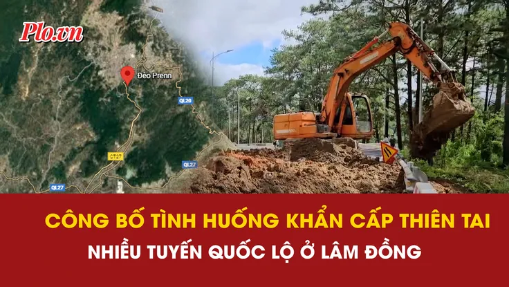 tình huống khẩn cấp thiên tai, đèo Prenn, sạt lở,