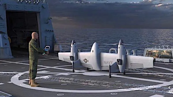 Máy bay không người lái có thể cất cánh như trực thăng và bay như máy bay phản lực