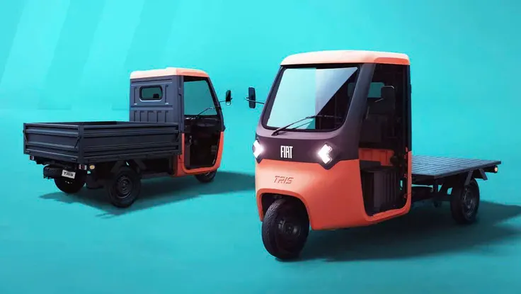 Chiêm ngưỡng chiếc xe tải ba bánh nhỏ bé phù hợp giao hàng trong thành phố