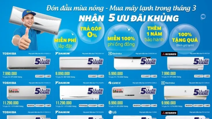 Cùng Điện máy Xanh “giải nhiệt” trong mùa nắng nóng ​