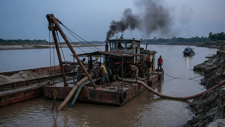 Án lạ: Tòa sơ thẩm tuyên trả cát lậu về lòng sông, giám đốc thẩm phải hủy án
