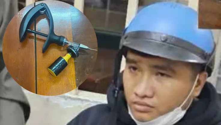 Trinh sát mật phục bắt nam thanh niên đâm kim tiêm vào đùi nữ sinh ở Bình Dương