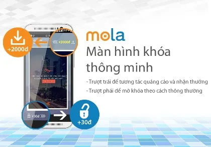 Mola - Kiếm tiền trên màn hình khóa một cách đơn giản