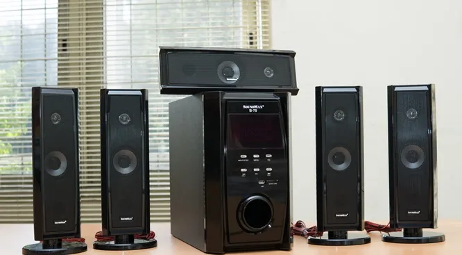 Trải nghiệm hệ thống loa 5.1 giá mềm cho gia đình