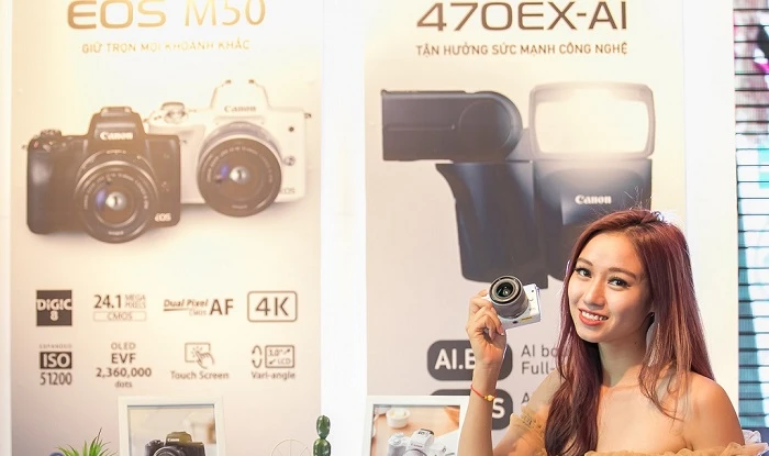 Canon ra mắt máy ảnh EOS M50 với nhiều cải tiến