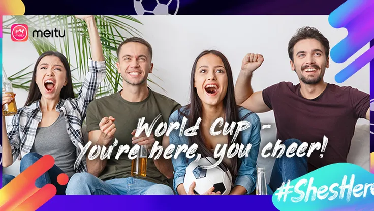 Xinh lung linh cùng Meitu nhân mùa World Cup 