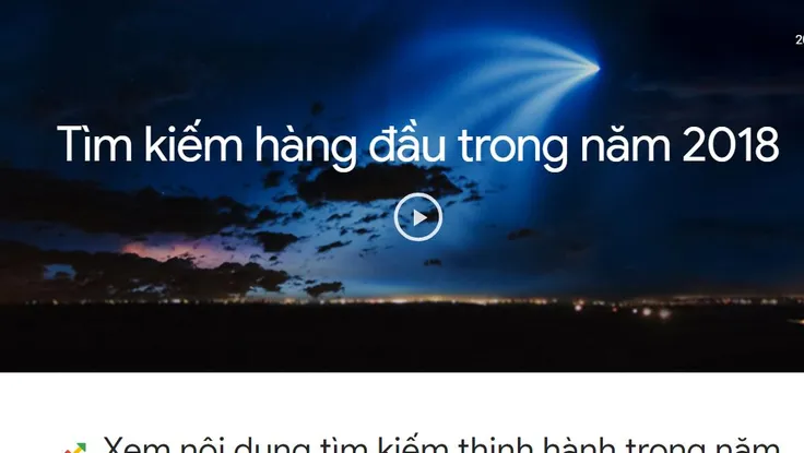 Tốp 10 xu hướng tìm kiếm nổi bật nhất 2018