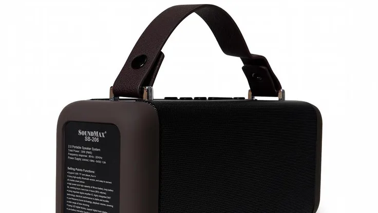 Đánh giá mẫu loa SoundMax SB-206 siêu di động