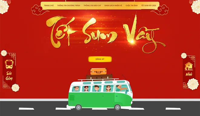 Cách nhận vé xe về quê ăn tết miễn phí