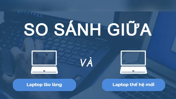 Bất ngờ giữa thế hệ laptop lão làng và thế hệ sau này