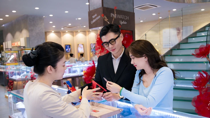 Giá vàng thế giới tăng kéo giá vàng miếng SJC lên mạnh