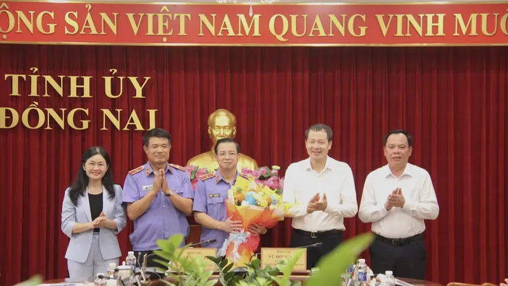 Đoàn công tác VKSND Tối cao làm việc tại Đồng Nai