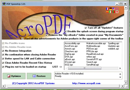 Tối ưu hóa Adobe Reader nhanh chóng